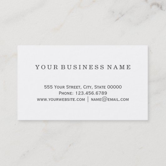 Helderkleurige Abstracte penseelstraal Visitekaartje (Achterkant)