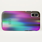 Helderkleurige Abstracte Rays nr.2 Case-Mate iPhone Case (Achterkant (horizontaal))