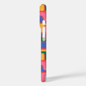 Helderkleurige Abstracte vormen Persoonlijke naam Case-Mate iPhone Case (Achterkant / Links)