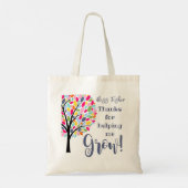 Helderkleurige appelboom helpt me groeien tote bag (Achterkant)
