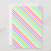 Helderkleurige ballonnen elke dag kaart (Achterkant)