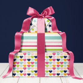 Helderkleurige Birthday Party Inpakpapier Vel