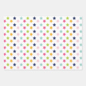 Helderkleurige Birthday Party Inpakpapier Vel (Voorkant 3)