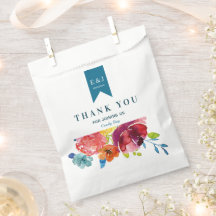 Helderkleurige bruiloft voor zomerfeest