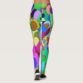Helderkleurige cirkelvormige Leggings (Achterkant)