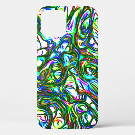 Helderkleurige Cool Funky Case-Mate iPhone Case (Achterkant)