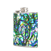 Helderkleurige Cool Funky Heupfles (Links)