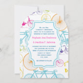 Helderkleurige fietspatroon kaart (Voorkant)