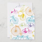 Helderkleurige fietspatroon kaart (Achterkant)