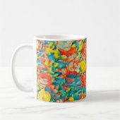 Helderkleurige Floral Blossoming Garden Fine Art Koffiemok (Links)