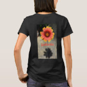 Helderkleurige Gaillardia-ventilator T-shirt (Achterkant)