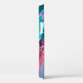 Helderkleurige hand geschilderd abstract achtergro Case-Mate iPhone case (Achterkant / Rechts)