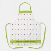 Helderkleurige handwerker voor het afdrukken van d schort (Voorkant)