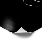 Helderkleurige ijskast Silhouette Perfect Poster (Hoek)