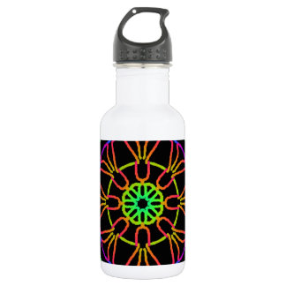 Helderkleurige Kaleidoscoop Waterfles