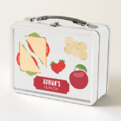 Helderkleurige Kinder gezonder Lunch Aangepaste na (Voorkant)