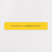 Helderkleurige Kinder naam school waterdicht Labels (Design 1)