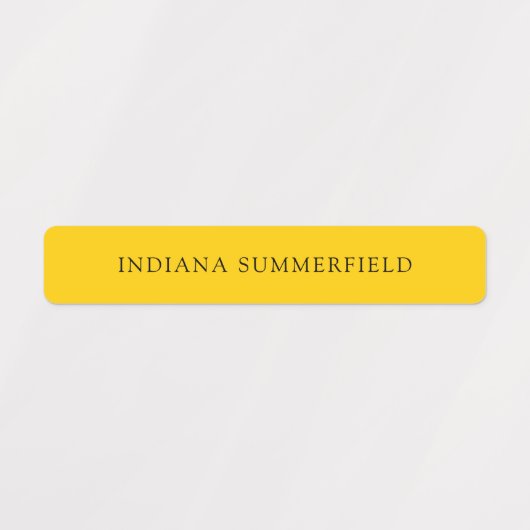 Helderkleurige Kinder naam school waterdicht Labels (Design 1)