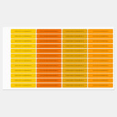 Helderkleurige Kinder naam school waterdicht Labels (Vel)