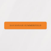 Helderkleurige Kinder naam school waterdicht Labels (Design 2)