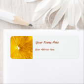 Helderkleurige leemon dicht etiket (Insitu)