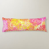 Helderkleurige lentbloemen lichaamskussen (Achterkant)