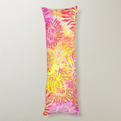 Helderkleurige lentbloemen lichaamskussen (Achterkant (Verticaal))