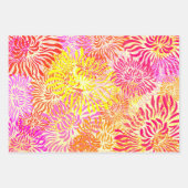 Helderkleurige lentestempel inpakpapier vel (Voorkant 2)