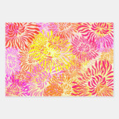 Helderkleurige lentestempel inpakpapier vel (Voorkant)