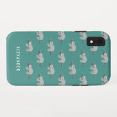 Helderkleurige leuke cartoon Case-Mate iPhone case (Achterkant (horizontaal))