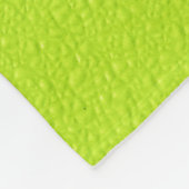 Helderkleurige Lime Green Neon Trendy kleuren Fleece Deken (Hoek)