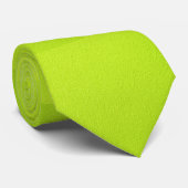 Helderkleurige Lime Green Neon Trendy kleuren Stropdas (Opgerold)