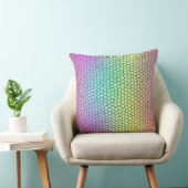 Helderkleurige luipaard afdrukken magisch kussen (Stoel)