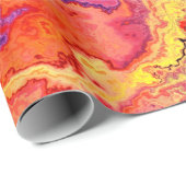 Helderkleurige marmer cadeaupapier (Rol Hoek)