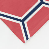 Helderkleurige moderne hexagons fleece deken (Hoek)