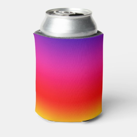 Helderkleurige Neon-gradiënt Blikjeskoeler (Blikje Achterkant)