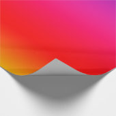 Helderkleurige neongradiënt cadeaupapier (Hoek)