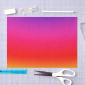Helderkleurige neongradiënt tissuepapier (Craft)
