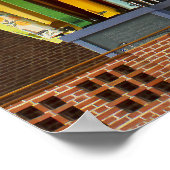 Helderkleurige orgaanbuizen poster (Hoek)