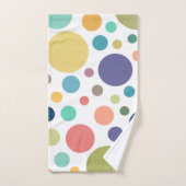 Helderkleurige poka Dots Bad Handdoek (Handdoek)
