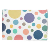 Helderkleurige poka Dots Kussensloop (Achterkant-Links)