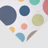 Helderkleurige poka Dots Tissuepapier (Detail)