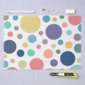 Helderkleurige poka Dots Tissuepapier (Craft)