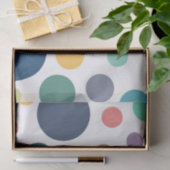 Helderkleurige poka Dots Tissuepapier (Geschenk)