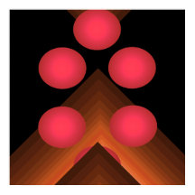 Helderkleurige Pop Art Geometrische Poster 10