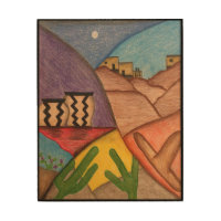 Helderkleurige regenboog Arizona Folk Art