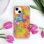 Helderkleurige reserveonderdelen, aangepast Case-Mate iPhone case