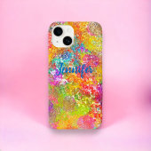 Helderkleurige reserveonderdelen, aangepast Case-Mate iPhone case