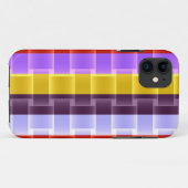 Helderkleurige strepen achtergrond Case-Mate iPhone case (Achterkant (horizontaal))