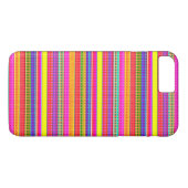 Helderkleurige strepen Case-Mate iPhone case (Achterkant (Horizontaal))